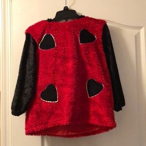 Ladybug Halloween costume. Nice and warm. Velour.